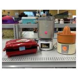 S'mores Maker, Tater Twister, and Juicer.