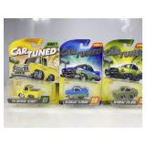 3 NIP CarTuned Die Cast Cars