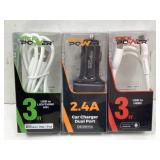 Three new kick power items in original packaging