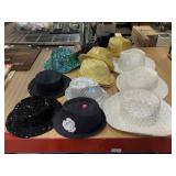 Assorted Fedora & Cowboy Style Hats