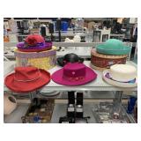 Ladies Hats and  Decorative Storage Boxes.