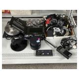 Assorted Electronics. Radios, Watch Displays,
