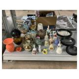Assorted Collectors Bells, Pottery Vases & More