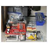 Assorted Tools. Impact Wrench, Drywall Screws,
