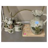Pottery Dining Set & Silverton Drinking Board