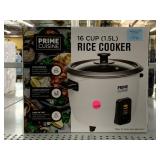 Prime Cuisine 16Cup Rice Cooker In Box