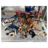 Vintage Toys, Keychains, Ornaments, and More.