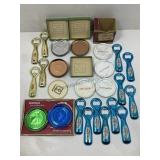 Five boxes of vintage coasters for your home bar