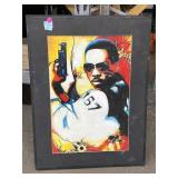 Framed Pop Art. Approx 26 x 19.