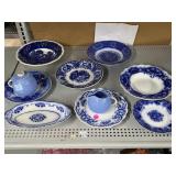 Flow Blue Dishes.