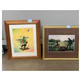 Training of Greyhounds Reproduction Framed Art