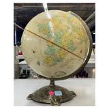 Vintage world desk globe with an antique style