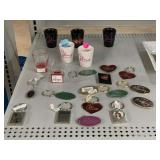 Celine Dion Keychains, Magnets, and Shot Glasses.