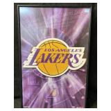 Lakers framed poster