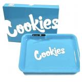 LED Rolling Tray By Glow Tray. Cookies V3 Blue