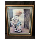 A charming framed art print titled Alexandra by