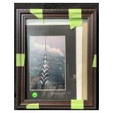 The crown and spire of the Chrysler building, a