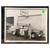 Vintage photo of 1956 Chevy stock car number 17