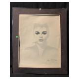 Framed vintage limited edition, black-and-white