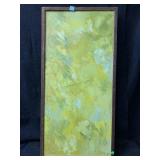 An abstract expressionist style painting on