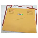 Five large envelopes full of x-rays
