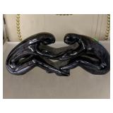 Partners Glossy Statue. Approx 15in