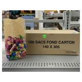 Box Of Candy Bags. Approx 100 CT
