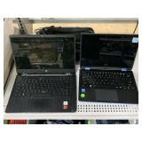 Acer & HP Laptops. 1 W/Cord & Bag