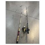 2 Fishing Poles. Shakespeare & Gamefisher