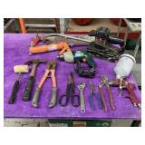Assorted Tools & Power Tools. Bolt Cutters, Spray