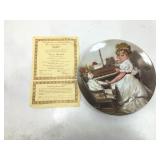 Artist signed collectors plate, titled Coras