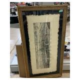 Fiorenza Map Print In Frame & Bulletin Board.