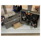 Assorted Power Tools, Craftsman Metal Tool Box &