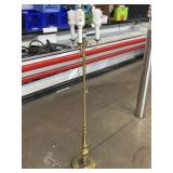 Metal floor lamp, approx 5ft tall
