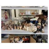 Assorted Native American Decor. Statues, Dolls &