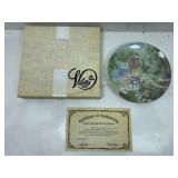 Artist signed collectors plate titled stop and