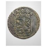 1744 Voc Indies 1 Duit New York Penny Zeeland
