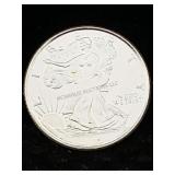 1/10 Ozt .999 Fine Silver Round Walking Liberty