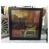 Framed Mike Klung Abstract Litho - Opulent Relief