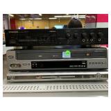 Pioneer Mic Mixer, VHS/DVD Player & Coby DVD