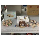 Angel Cheeks Figurines Set W/Box