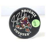Jeremy Roenick autograped puck