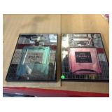2 Chanel Parfum frames. Approx 15x11x1.