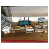 Assorted DVDs and more.