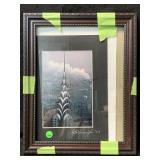 The crown and spire of the Chrysler building, a