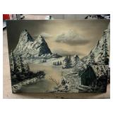 Acrylic Painting On Canvas. Signed By Artist.