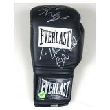 Autograped boxing glove