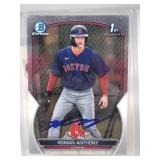 Roman Anthony autograped card
