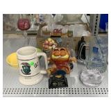Garfield Piggy Bank, Mugs, Sailing Trophy & More