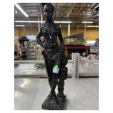 Tribal Woman Decorative Statue. Approx 20in